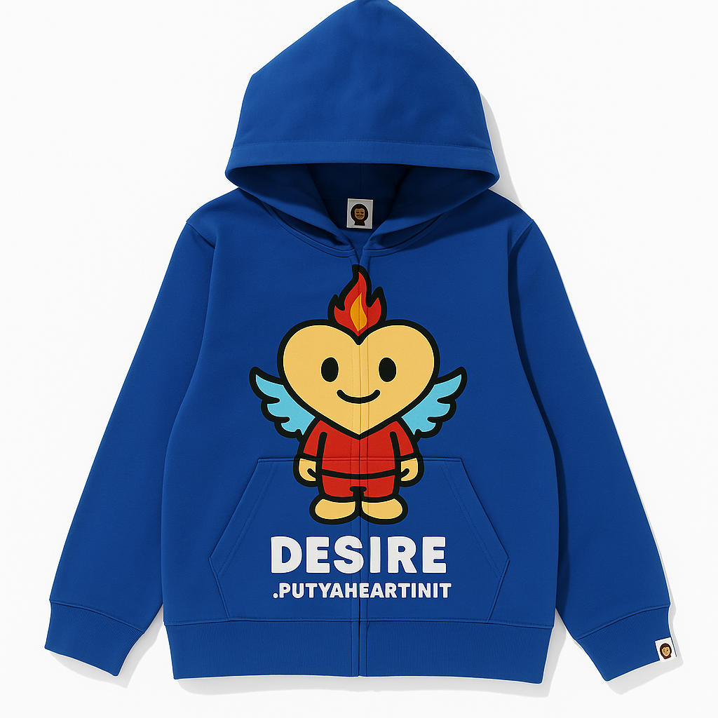 DESIRE Hoodie Blue